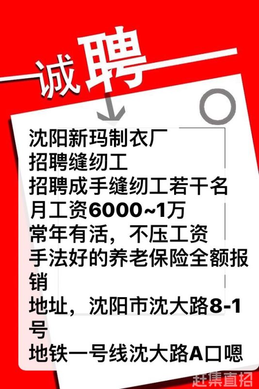 沈阳市服装厂最新招工信息,探讨招工动态及其影响