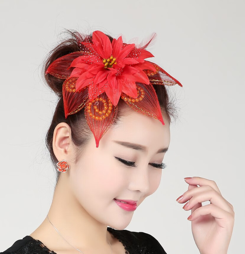 最新广场舞头花表演,时尚与活力的完美结合