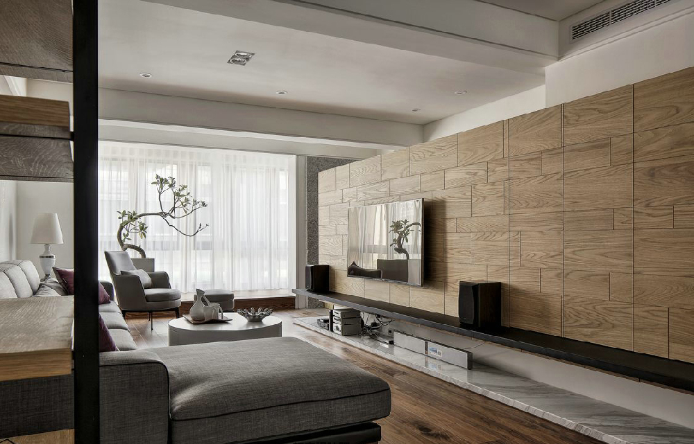 最新客厅背景墙,一场自然美景的旅行启航