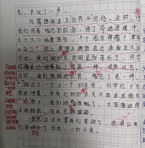 跑步比赛作文500字