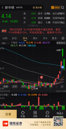 新华锦股票行情今日,洞悉股市动态!📈