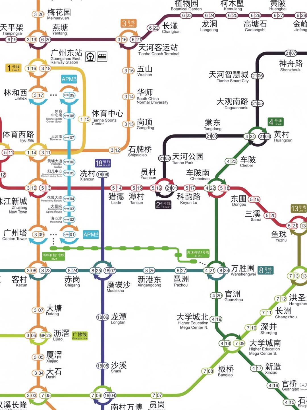 广州地铁线路图,城市脉络中的温情故事