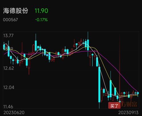 海德股份股票行情分析
