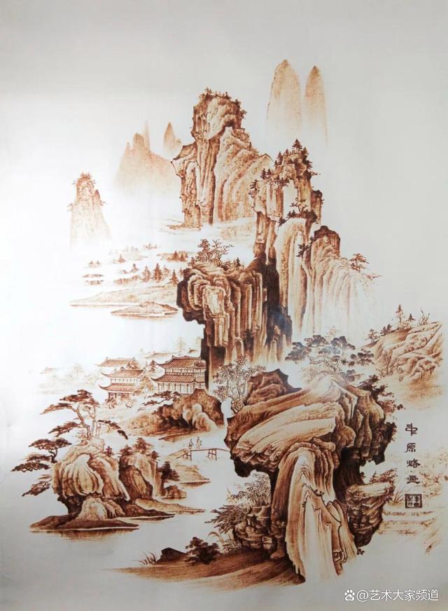 最新烙画作品,艺术创新与传统工艺的融合