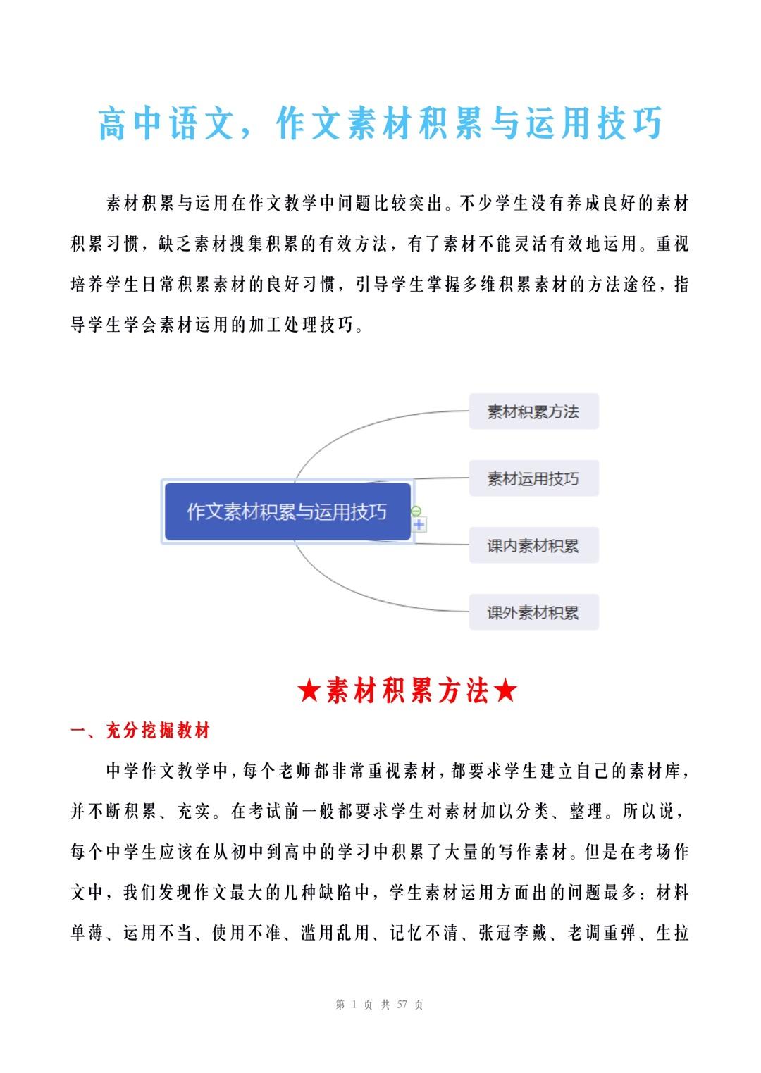 议论文素材最新探讨