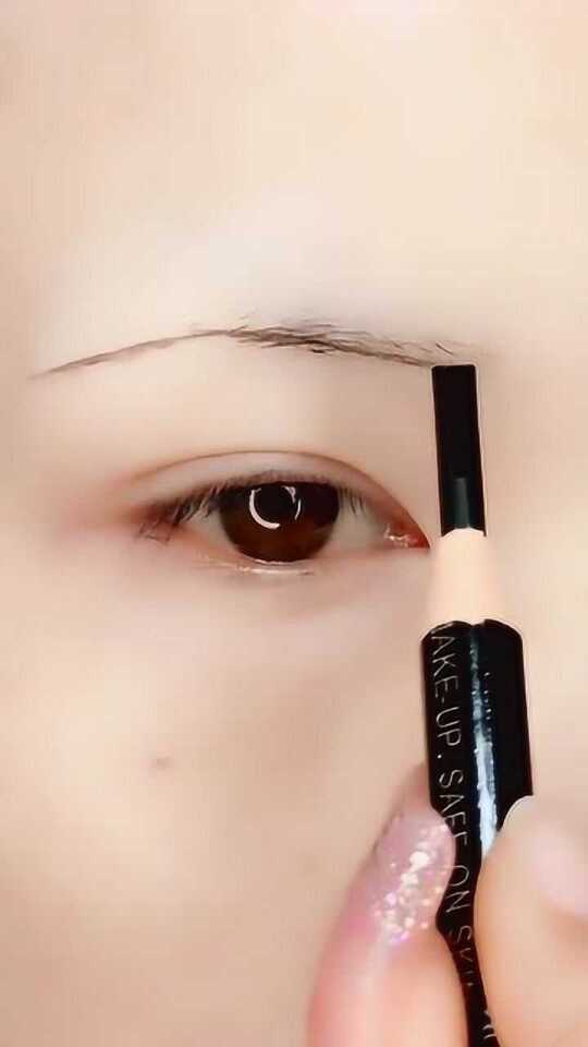 2024最新落尾眉图片教程,从零开始学习如何画落尾眉